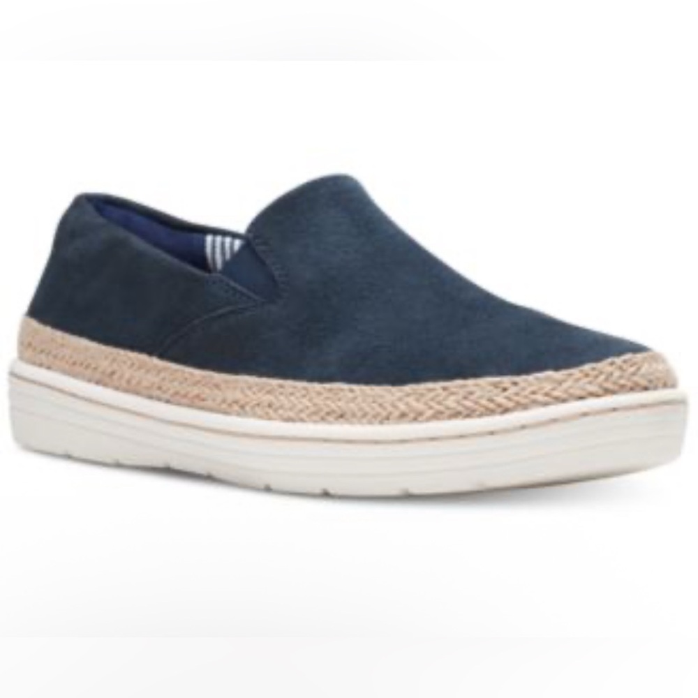 Clark’s Marie Pearl Espadrille loafer flats. Navy. Women‎ size 8.5